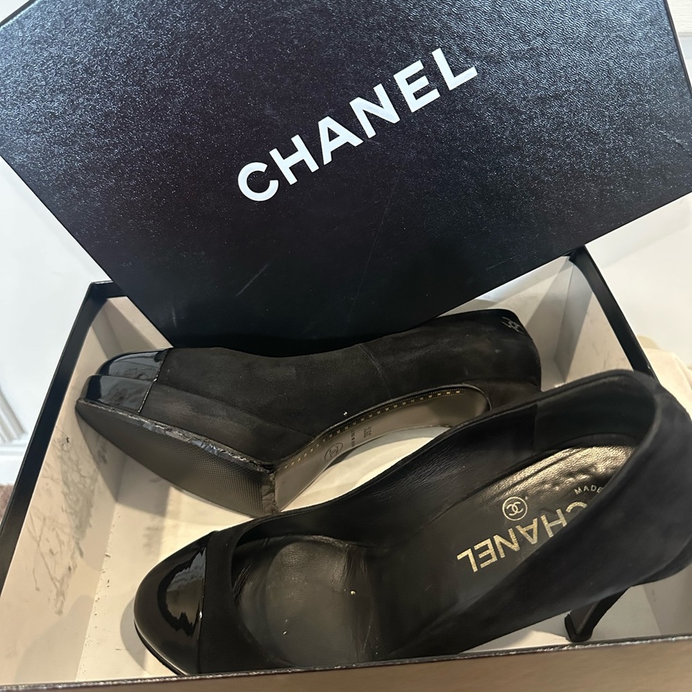 CHANEL heels Black Leather - Picture 12 of 12